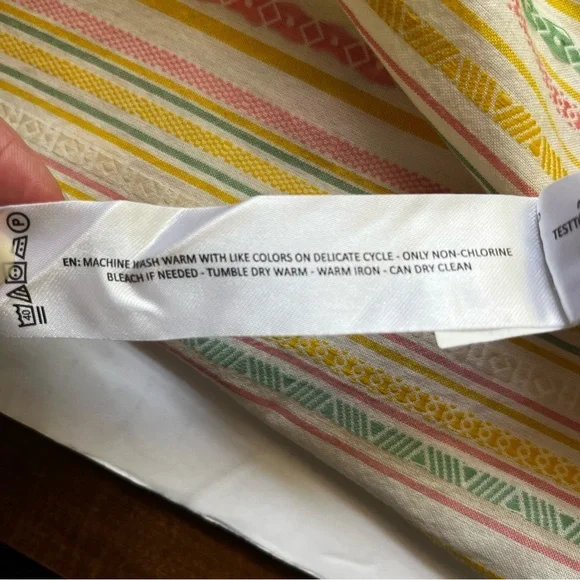 ARIAT Multicolor Striped Sleeveless Button-Down Shirt Size XL - Picture 10 of 12